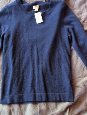 J. Crew Navy Crewneck Sweater